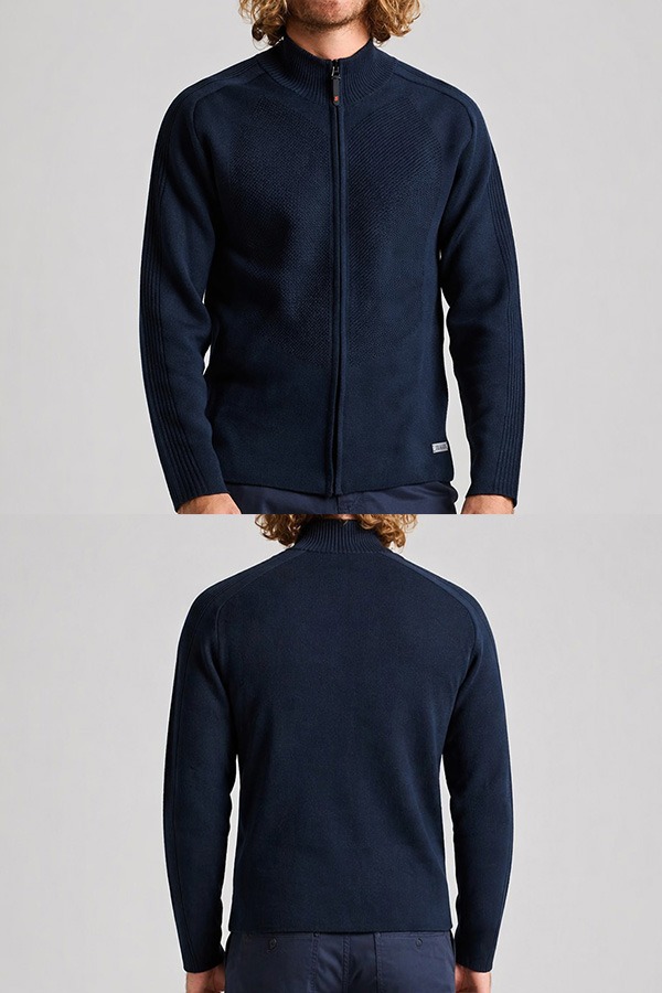 Zip-Up Cardigans front back