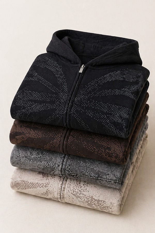 Zip-Up Hoodies types colors