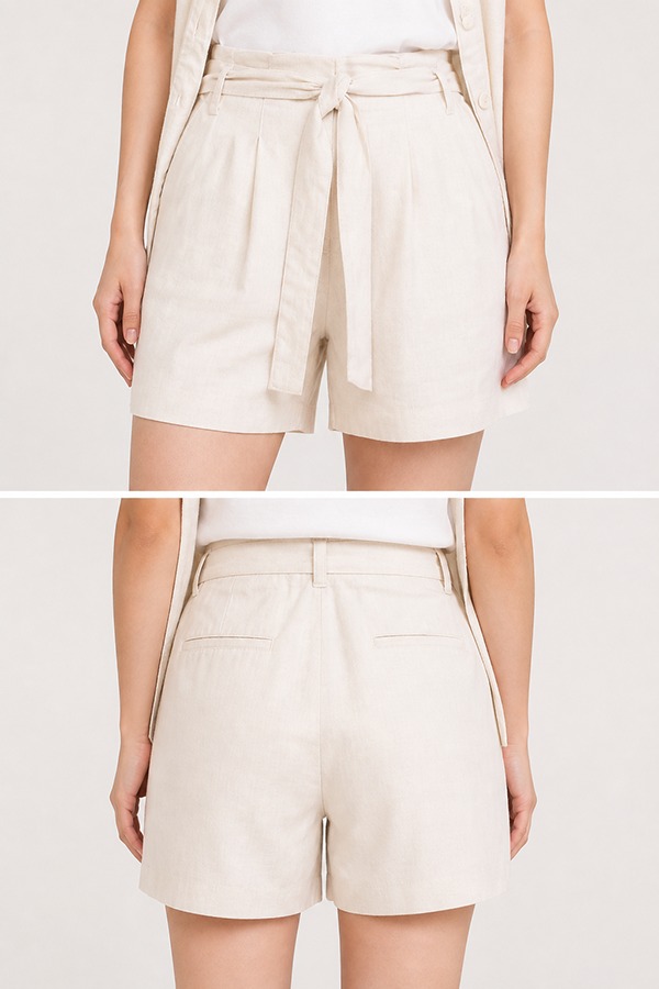5 Inseam Shorts front back