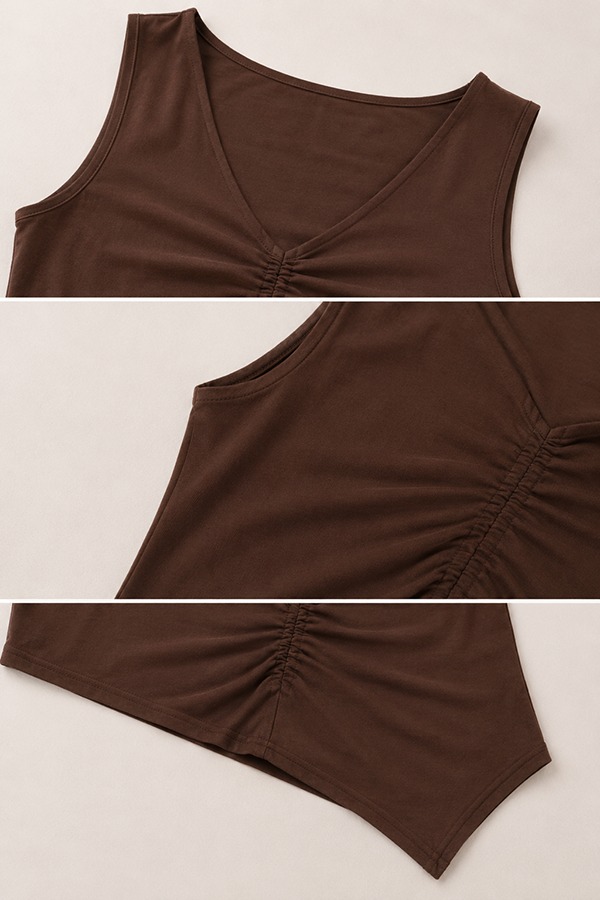 Asymmetric Hem Tops details