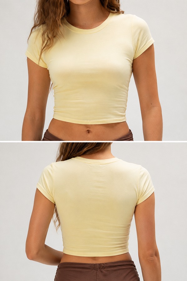 Basic Neutral Tops front back