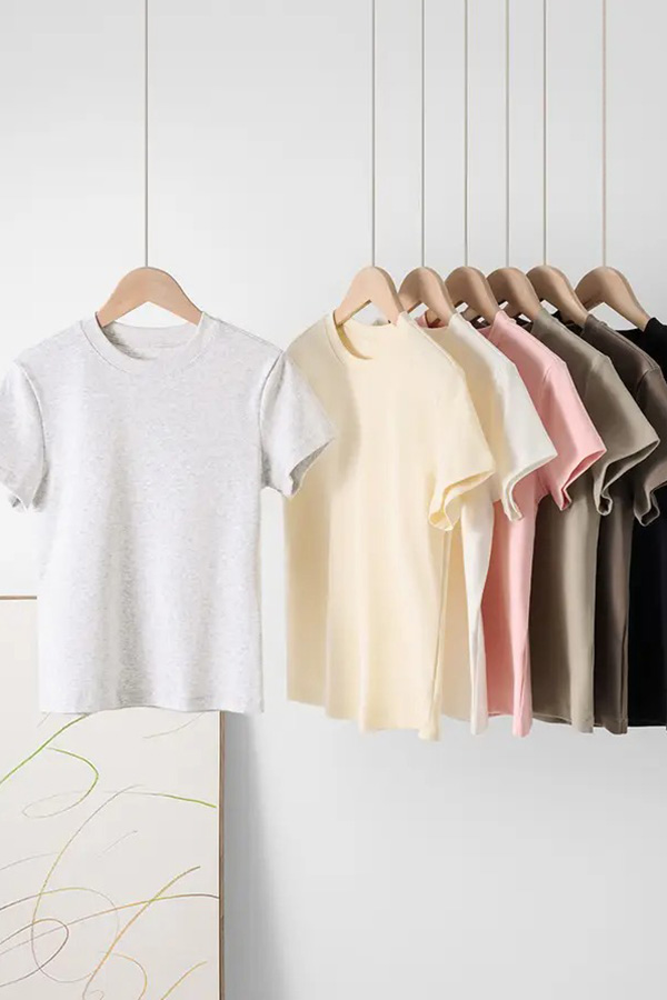 Basic Neutral Tops types colors