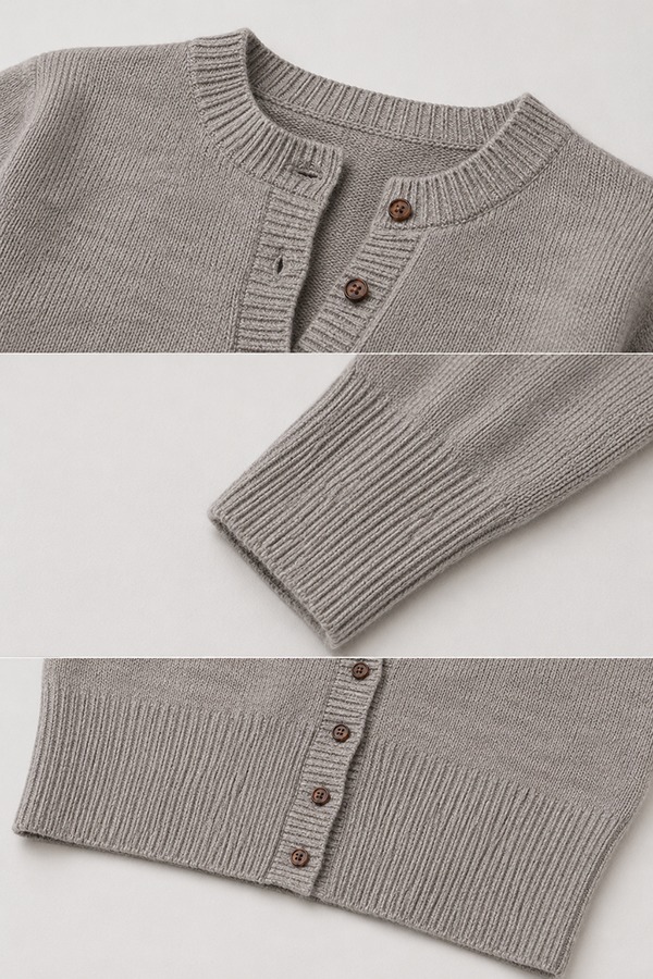 Button Closure Cardigans details