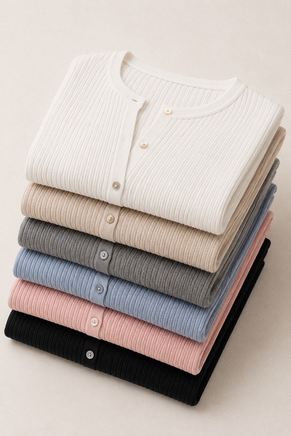 Button-Up Cardigans types colors