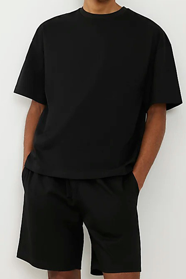 Cotton T-Shirt + Shorts Sets