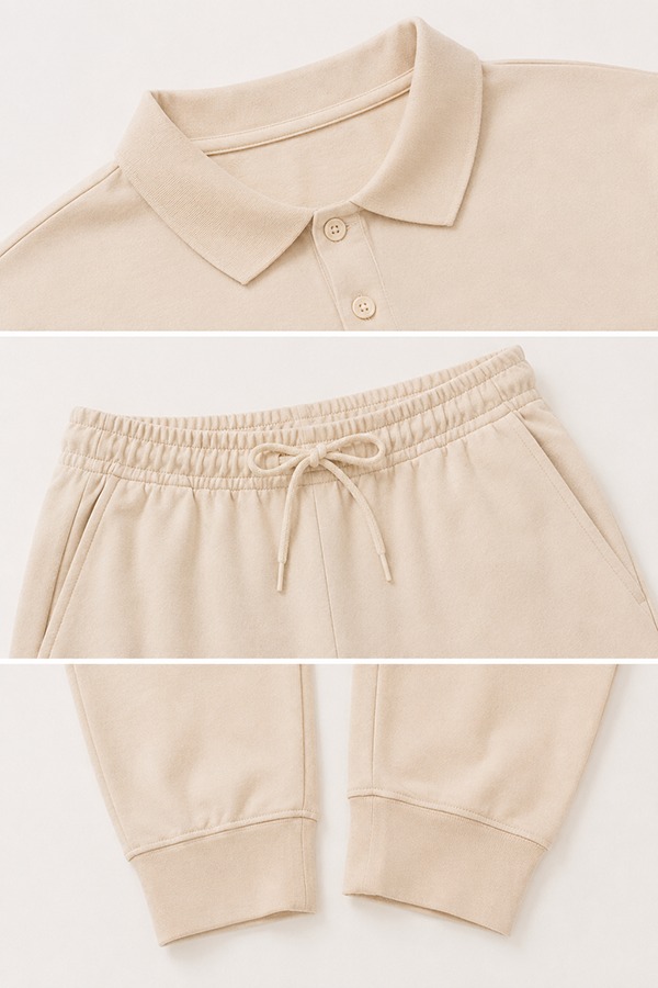 Cotton Tee + Jogger Sets details