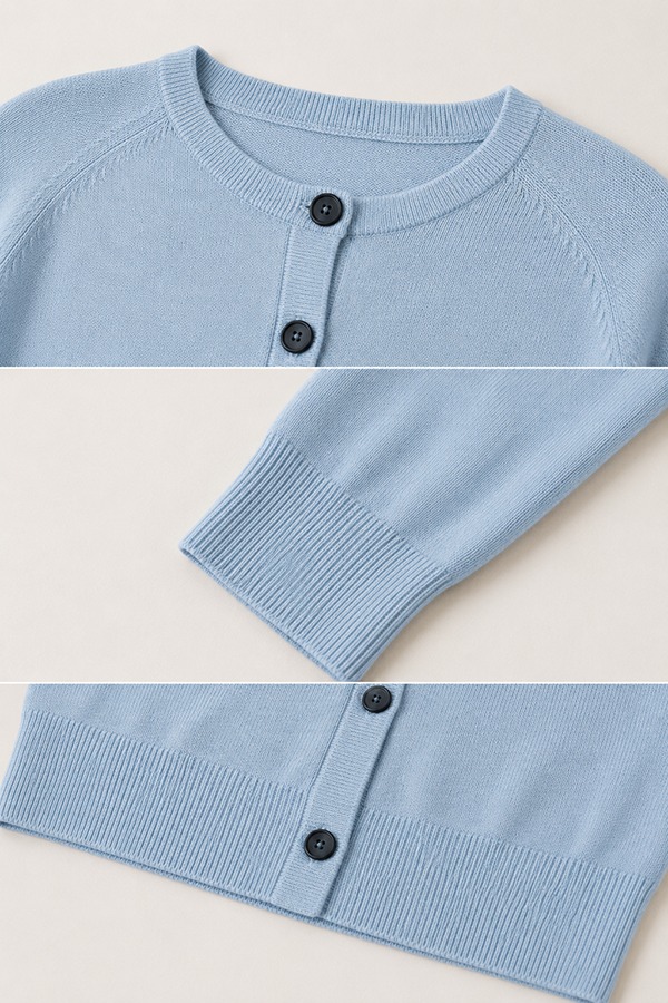 Crew Neck Cardigans details