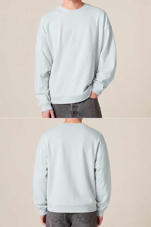 Crewneck Sweatshirts front back