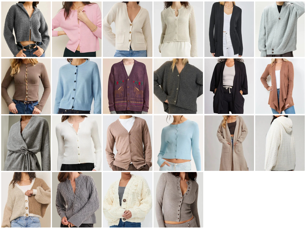 Custom Cardigans Manufacturer all types