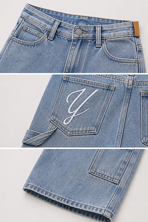Denim Shorts (Jorts) details