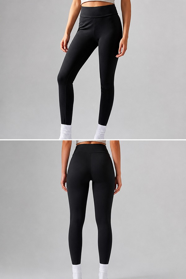 Everyday Basic Leggings front back