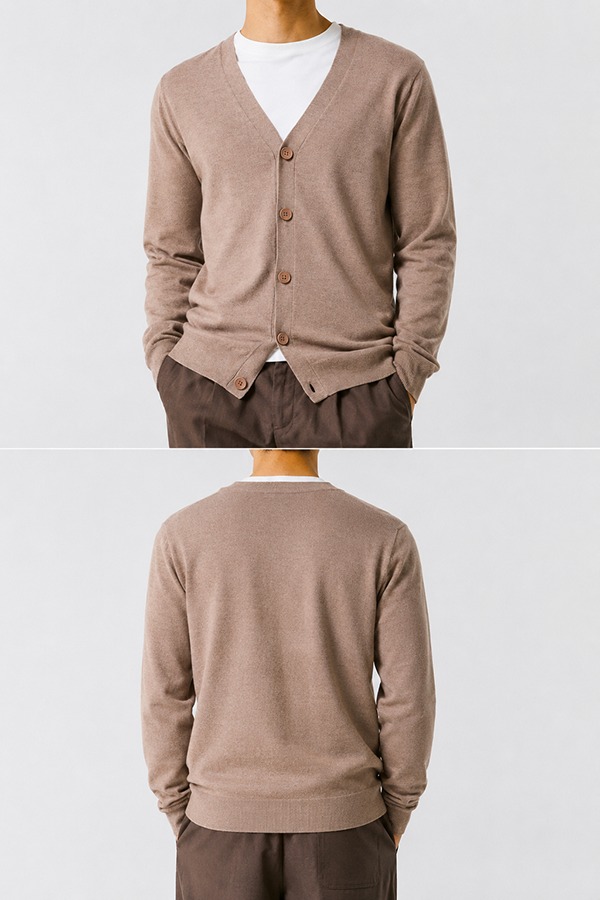 Fine Gauge Cardigans front back