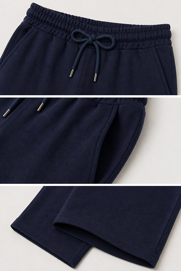 French Terry Shorts details