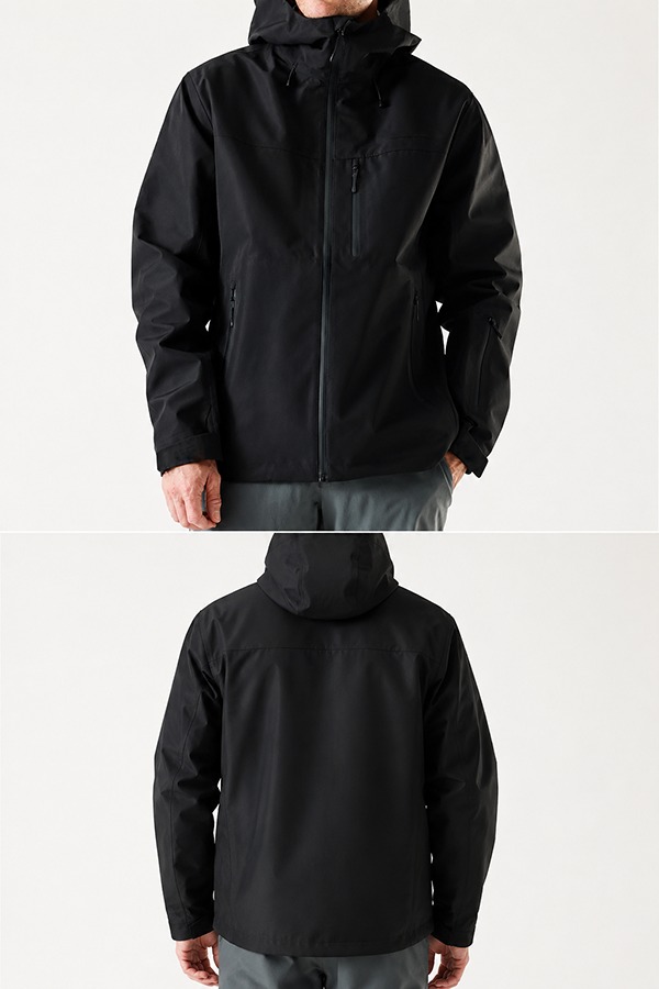 Hardshell Waterproof Jackets front back
