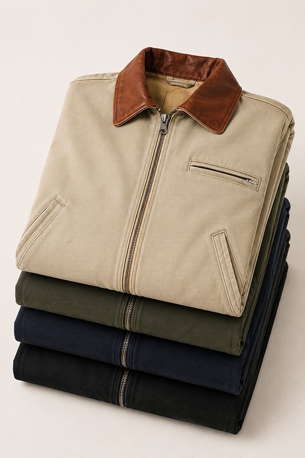 Heavy-Duty Canvas Jackets types colors