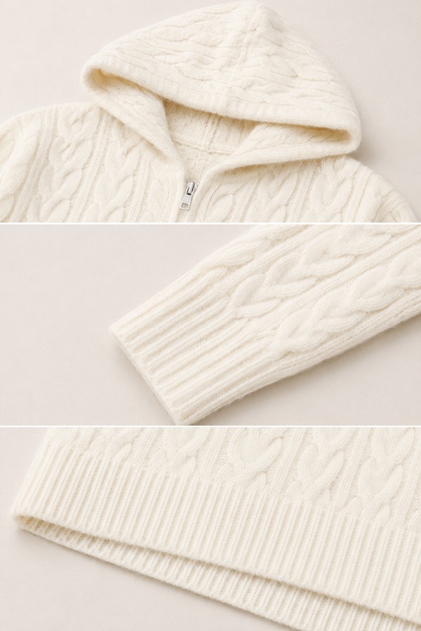 Hooded Cardigans details