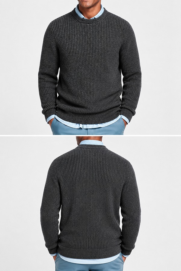 Knit Pullovers front back