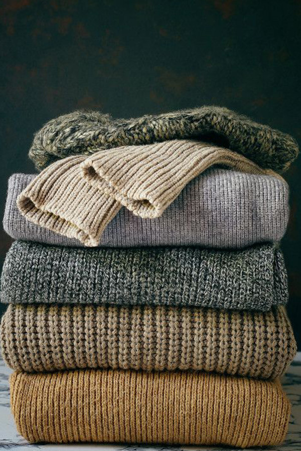 Knit Pullovers types colors
