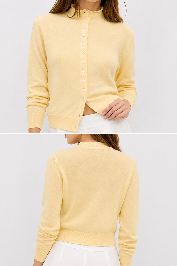 Lightweight Cardigan Tops front back