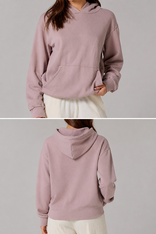 Lightweight Hoodies front back