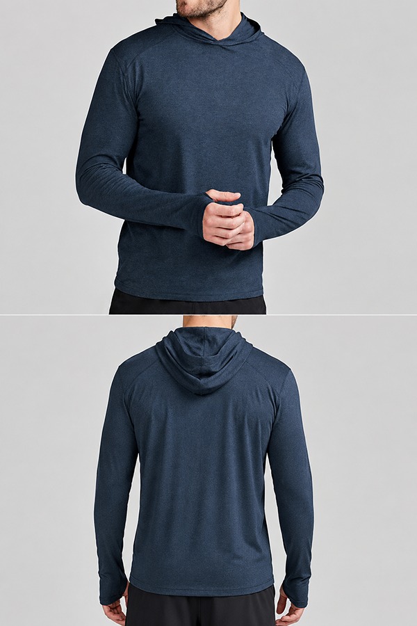 Lightweight Hoodies front back