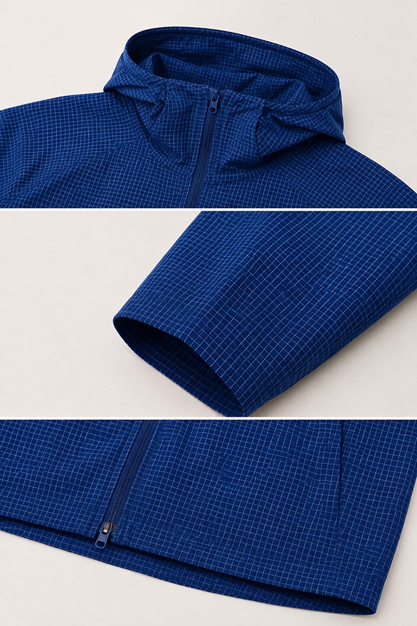 Lightweight Zip Jackets details