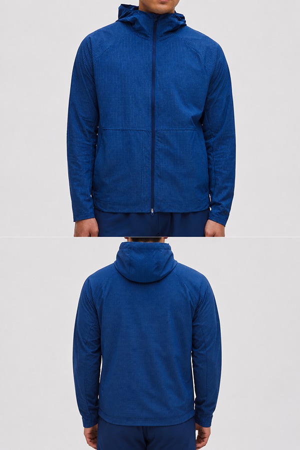 Lightweight Zip Jackets front back
