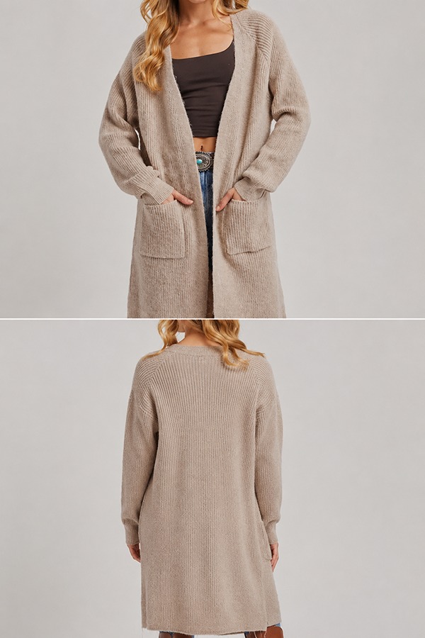 Longline Cardigans front back