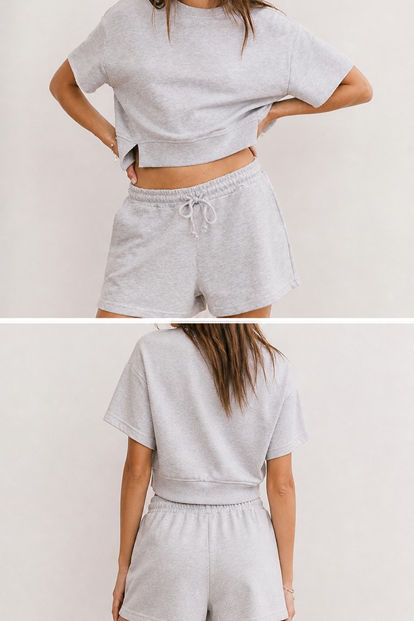 Matching Set Shorts front back