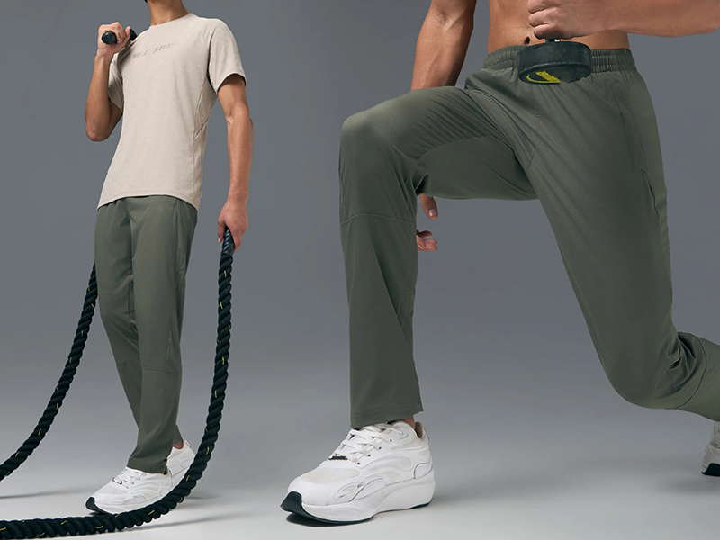 Men's lightweight athletic jogger pants for training, running, and gym workouts