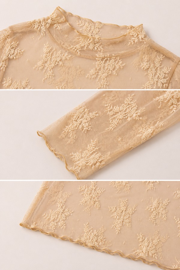 Mesh Sheer Layering Tops details