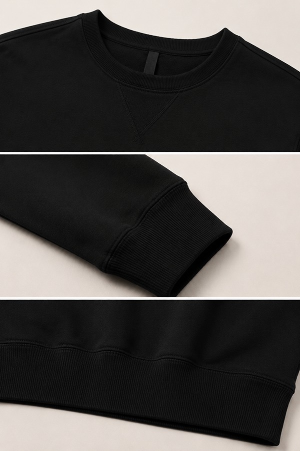 Minimal Sweatshirts details