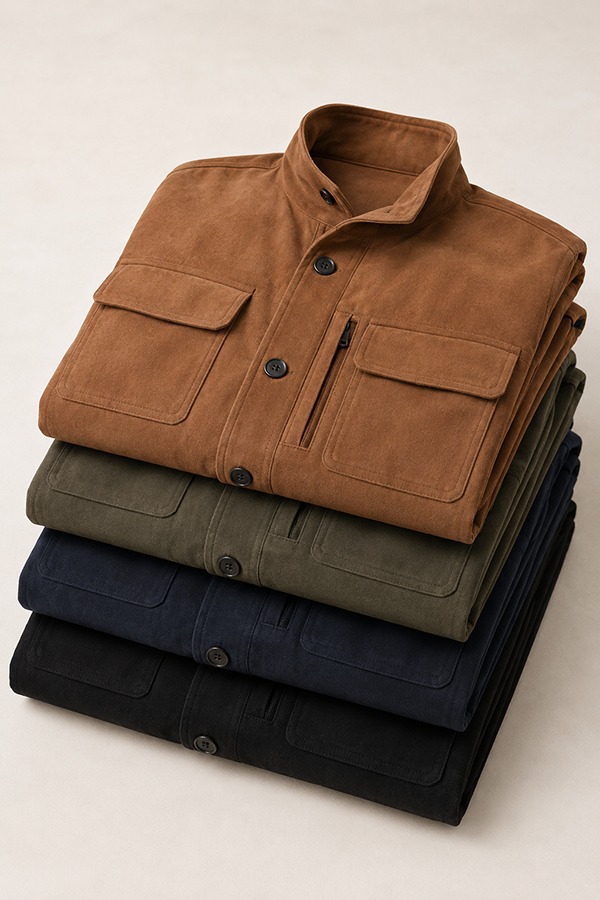 Multi-Pocket Jackets types colors