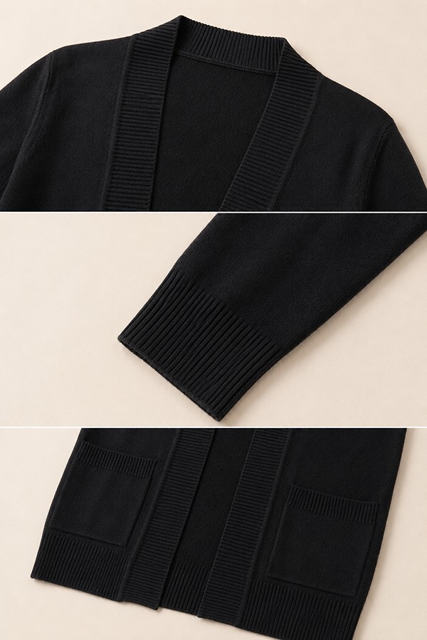 Open Front Cardigans details