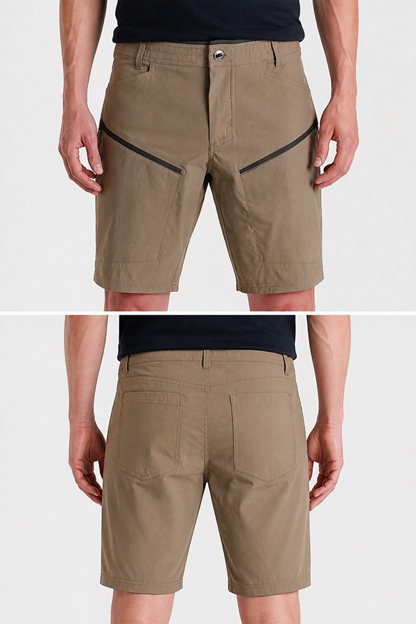 Outdoor Hiking Shorts front back