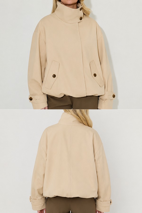 Oversized Outerwear front back