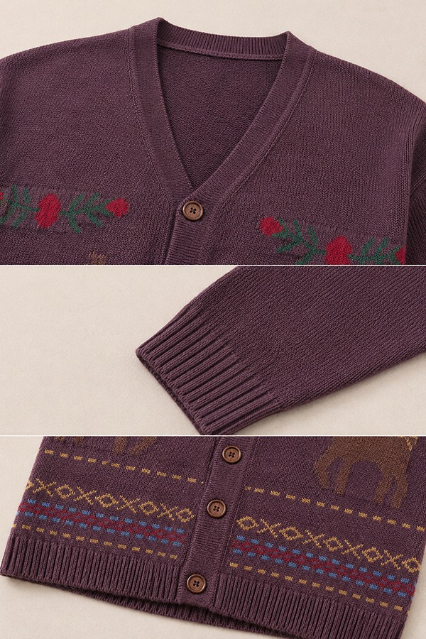 Patterned & Jacquard Cardigans details