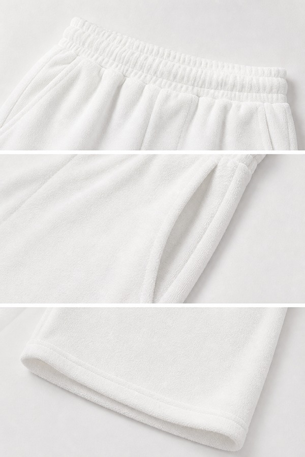 Relaxed Fit Knit Shorts details