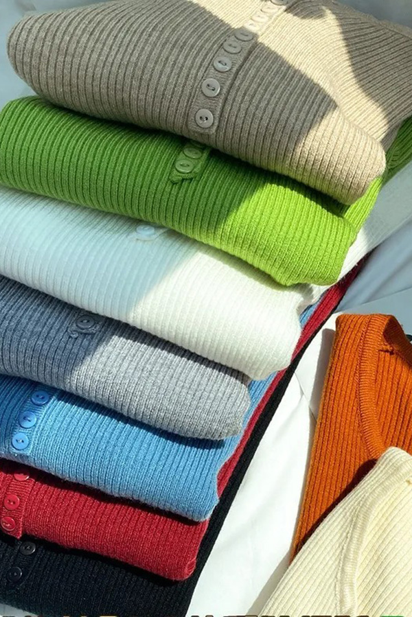 Ribbed Base Layer Tops types colors