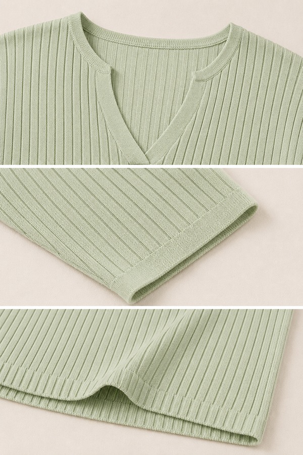 Ribbed Relaxed Tees details