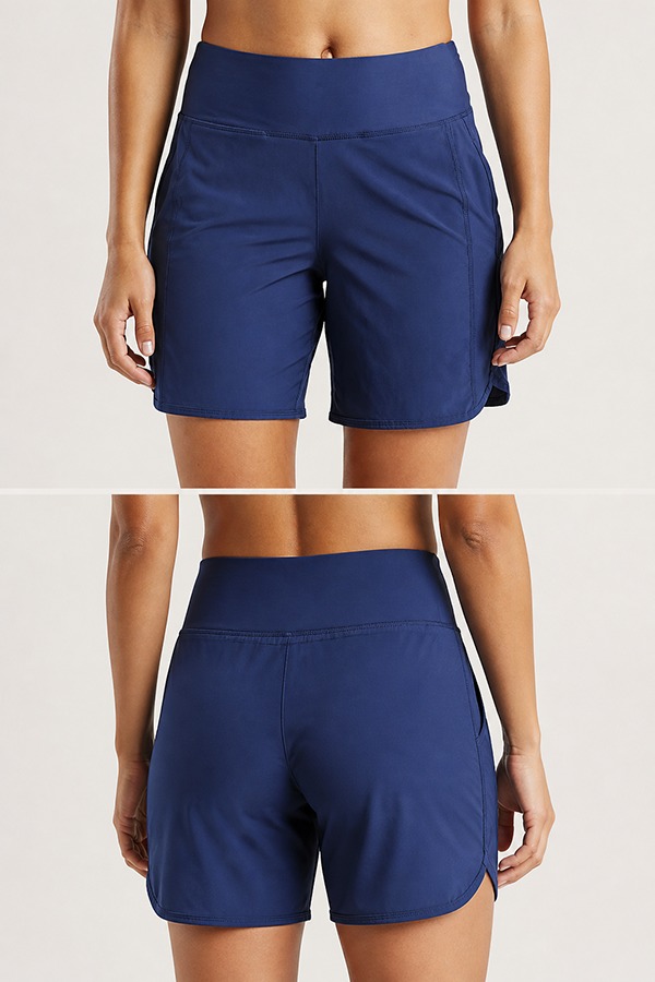 Running Shorts front back