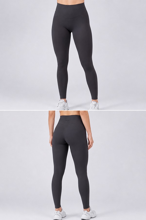 Second-Skin Fit Leggings front back