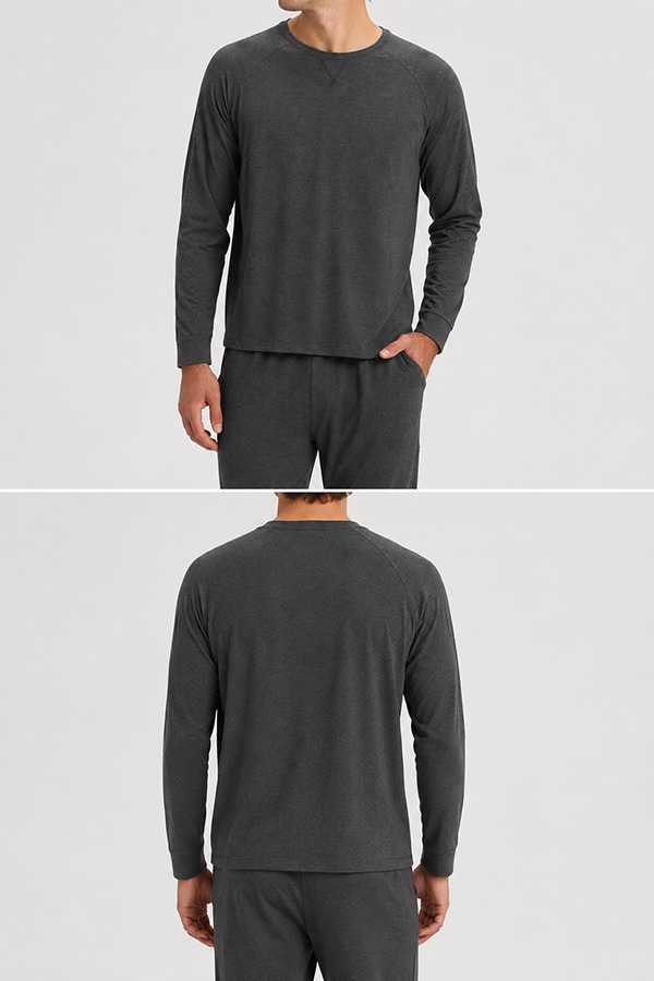 Soft Stretch Knit Sets front back