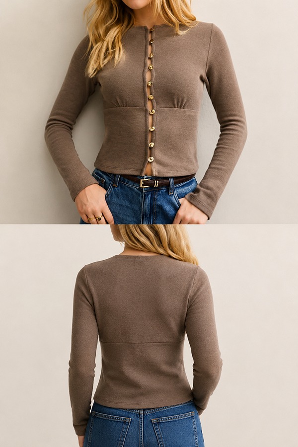 Soft Touch Cardigans front back