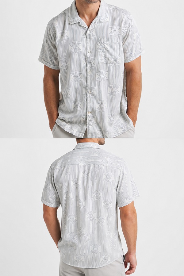 Summer Relaxed Tops front back
