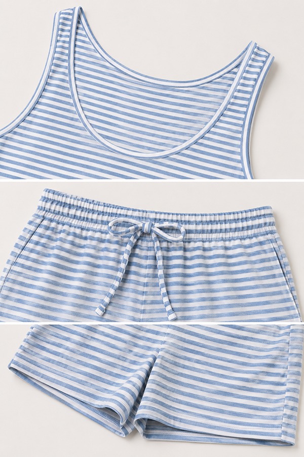 Tank Top + Shorts Sets details