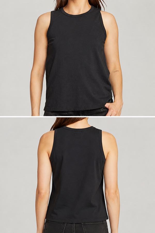 Tank Tops & Sleeveless Basics front back