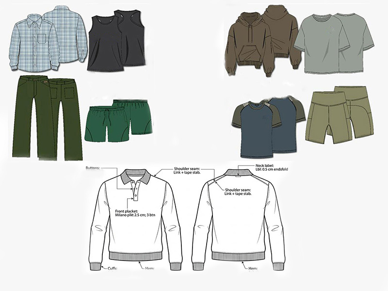 The components of Comfort Basics wear