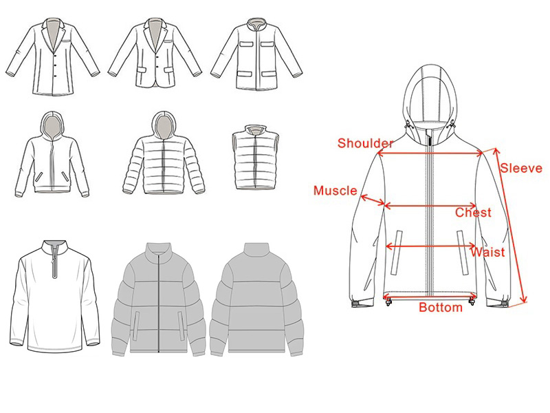 The components of layering pieces