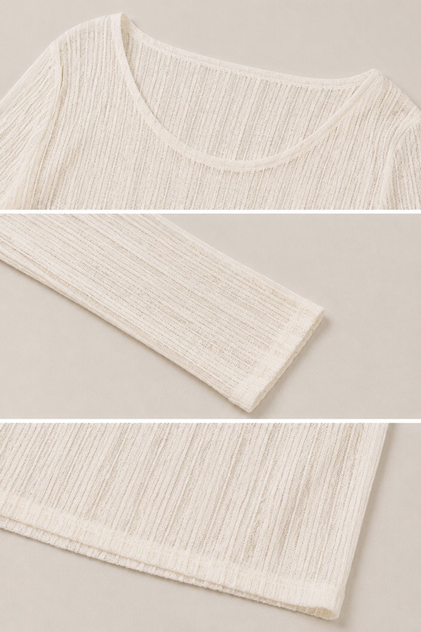 Thin Knit Layering Pieces details